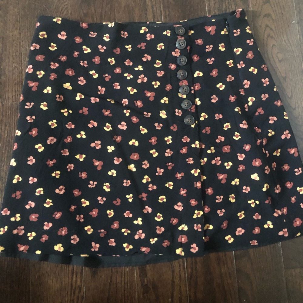 Madewell Floral Mini Skirt